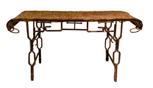 Pretty Valley Home - Retro Classic Handmade Iron 'ANTIQUE MINIATURE TABLE' Model Craft Figure