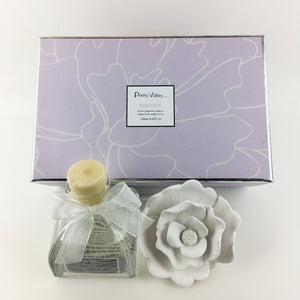 Ceramic Rose Gypsum Flower Diffuser Serenity 6064-SNT